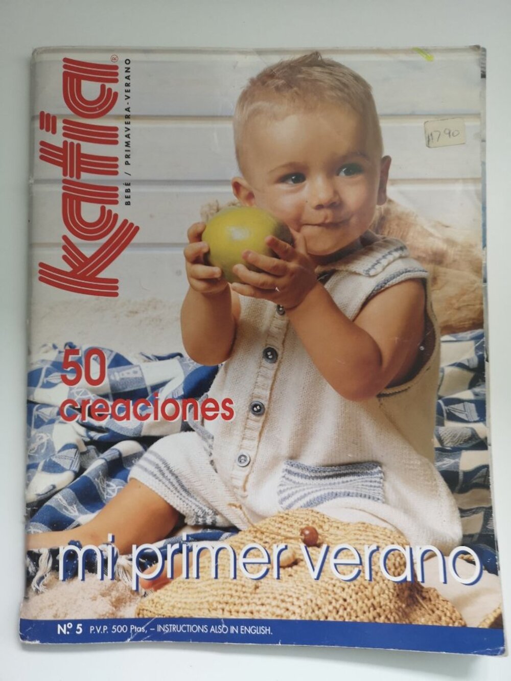 Vintage Katia Bebe Knitting Patterns English / Espanol